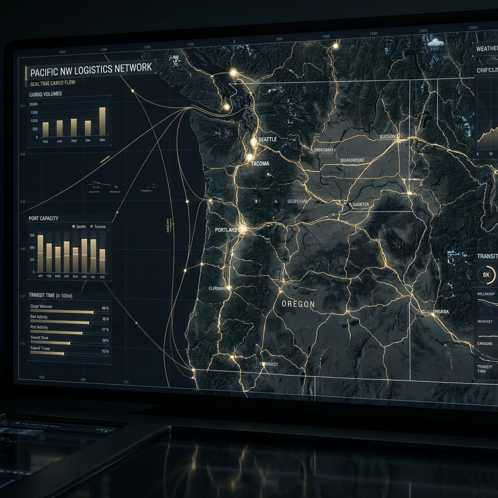 Pacific Northwest Logistics Map